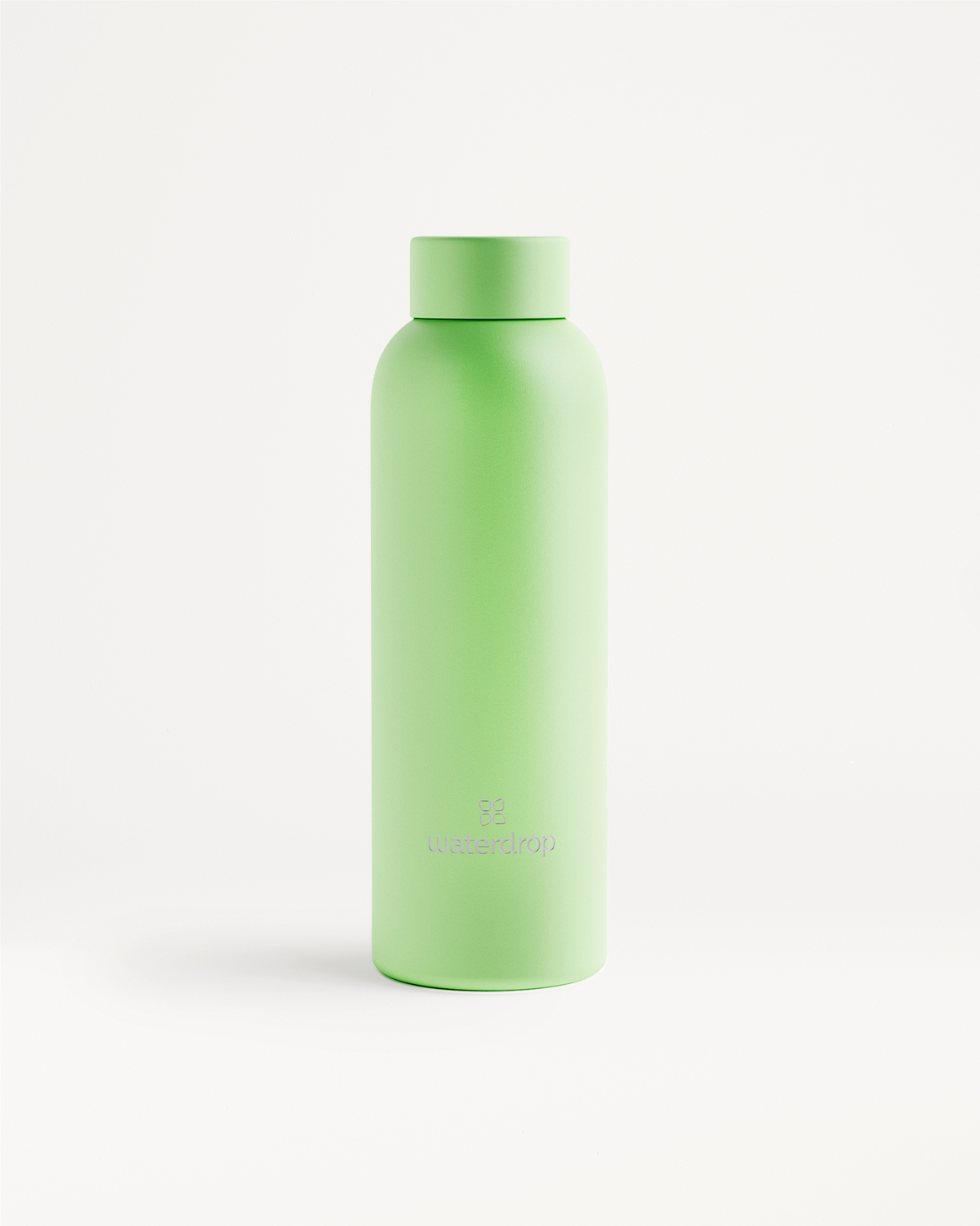 Botella de acero · Tapón de acero