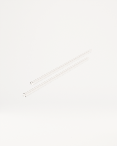Explorer Tumbler Replacement Straws, clear and slender.