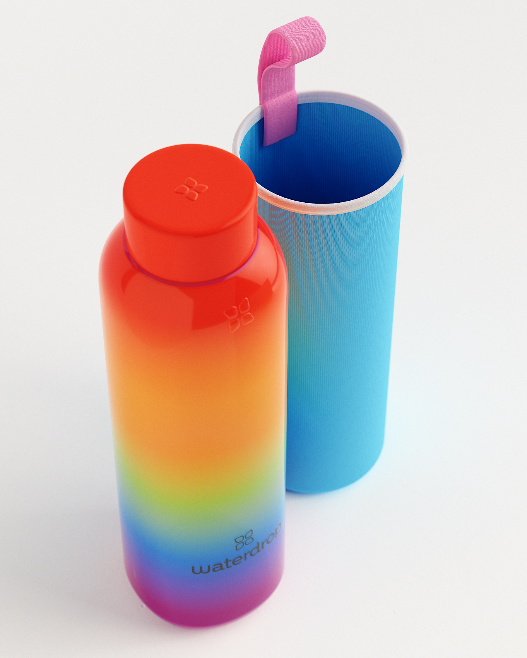 Botella de Vidrio Rainbow