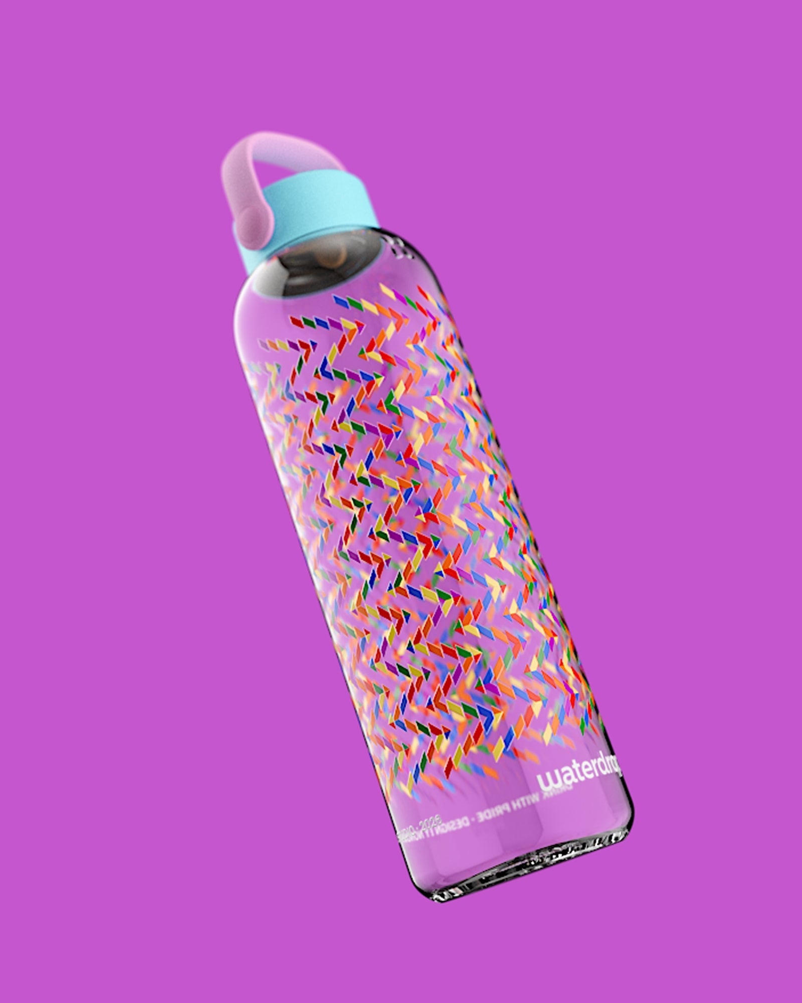 Botella de vidrio Arcoíris Edición Limitada