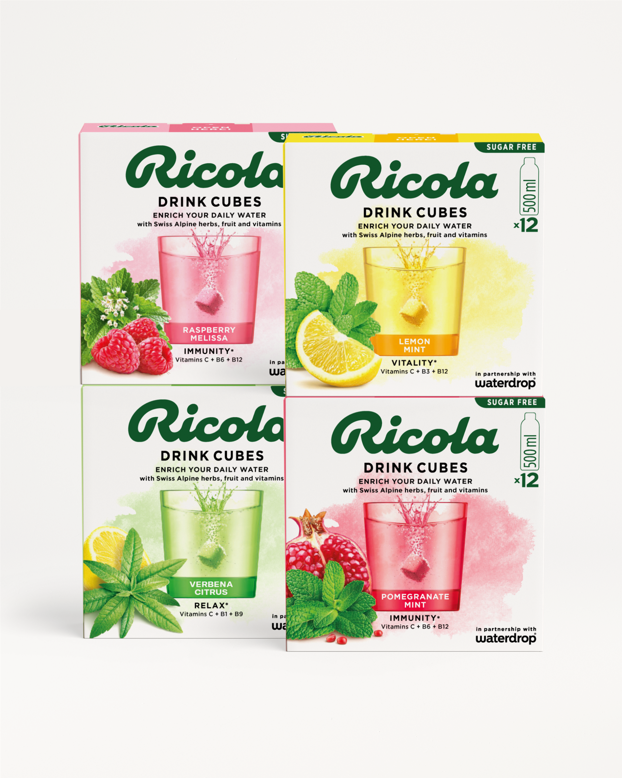 Pack de 12 Granada-Menta: Pídelo ya | waterdrop®