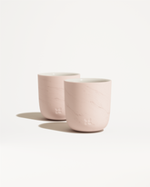 Tazas con diseño mármol