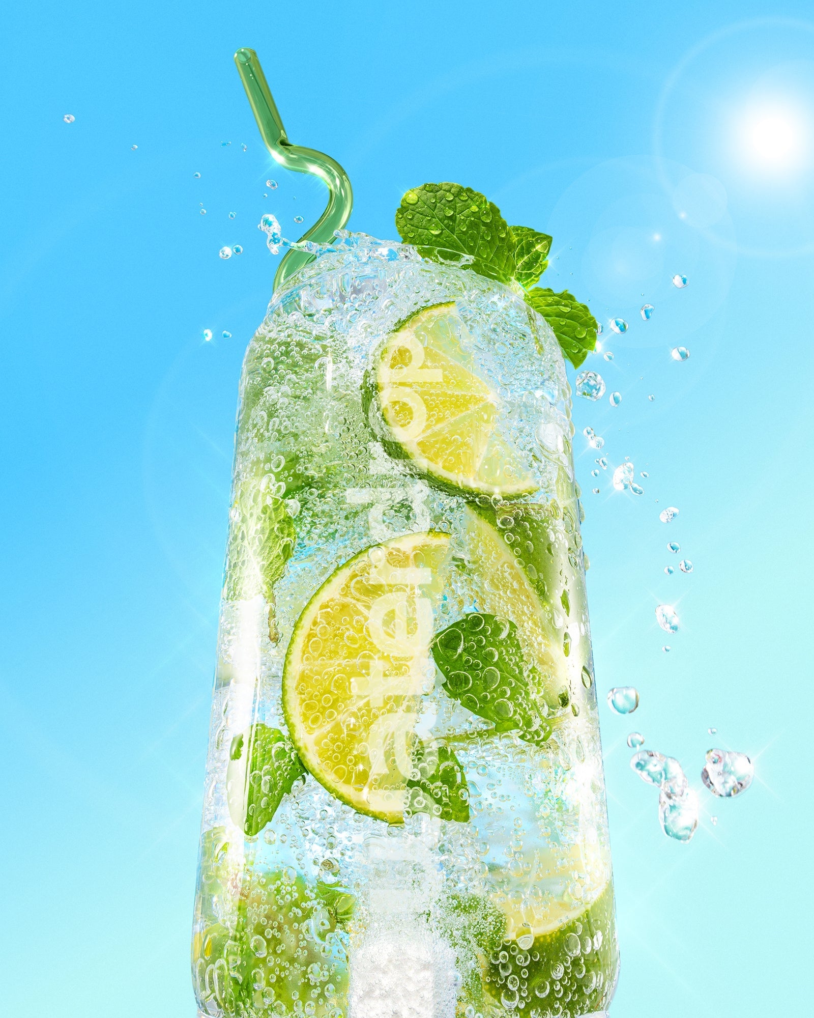 Pajitas de vidrio MOJITO