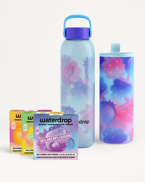 Set Botella de vidrio Fusion