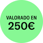 Insignia circular verde.
