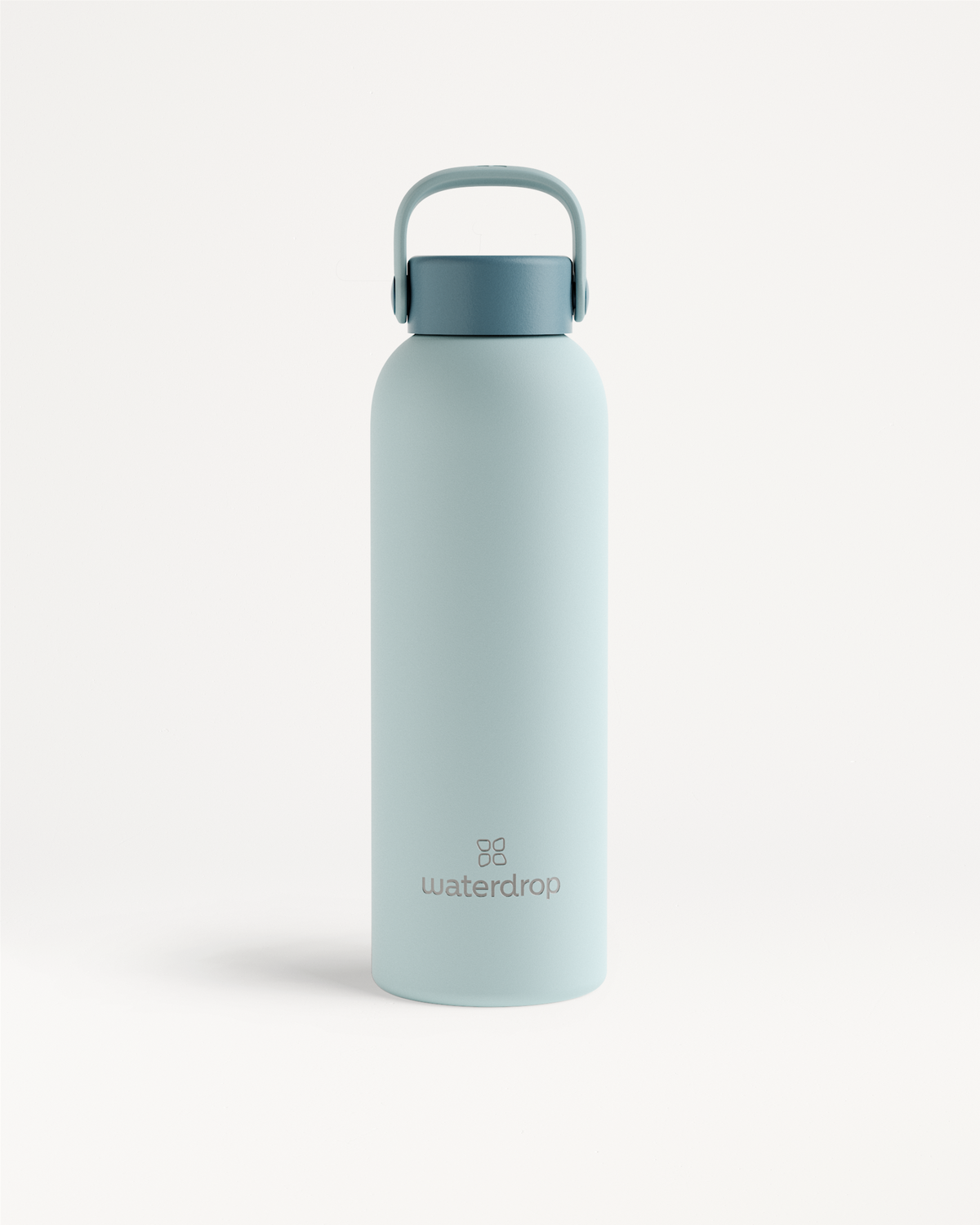 Botella de acero · Tapón con asa