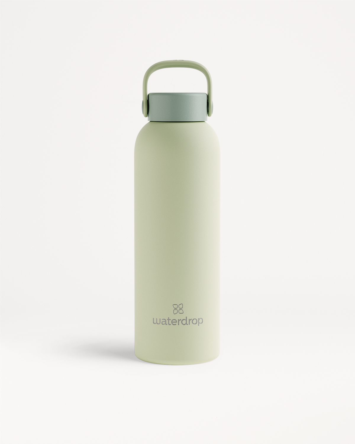 Botella de acero · Tapón con asa