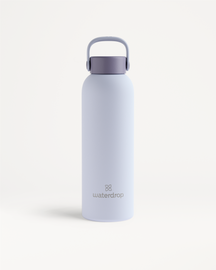 Botella de acero · Tapón con asa