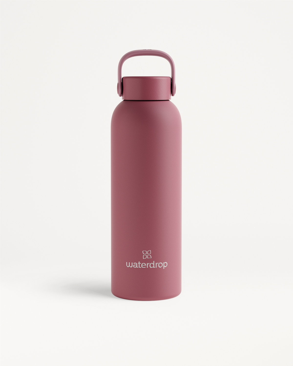 Botella de acero · Tapón con asa