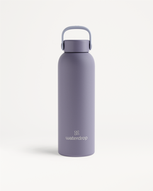 Botella de acero · Tapón con asa