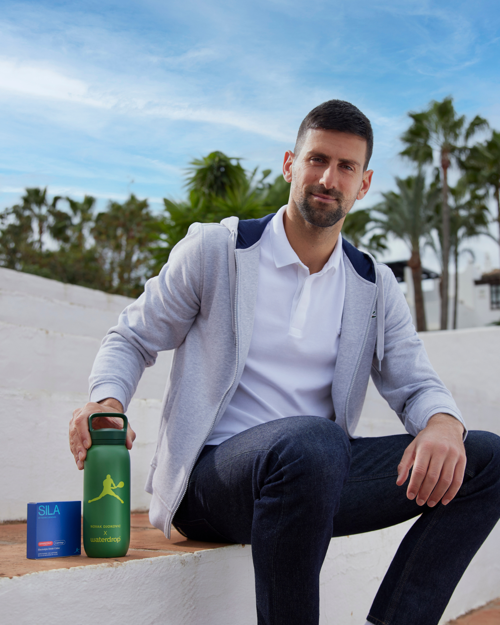 Set de Botella de Novak Djokovic