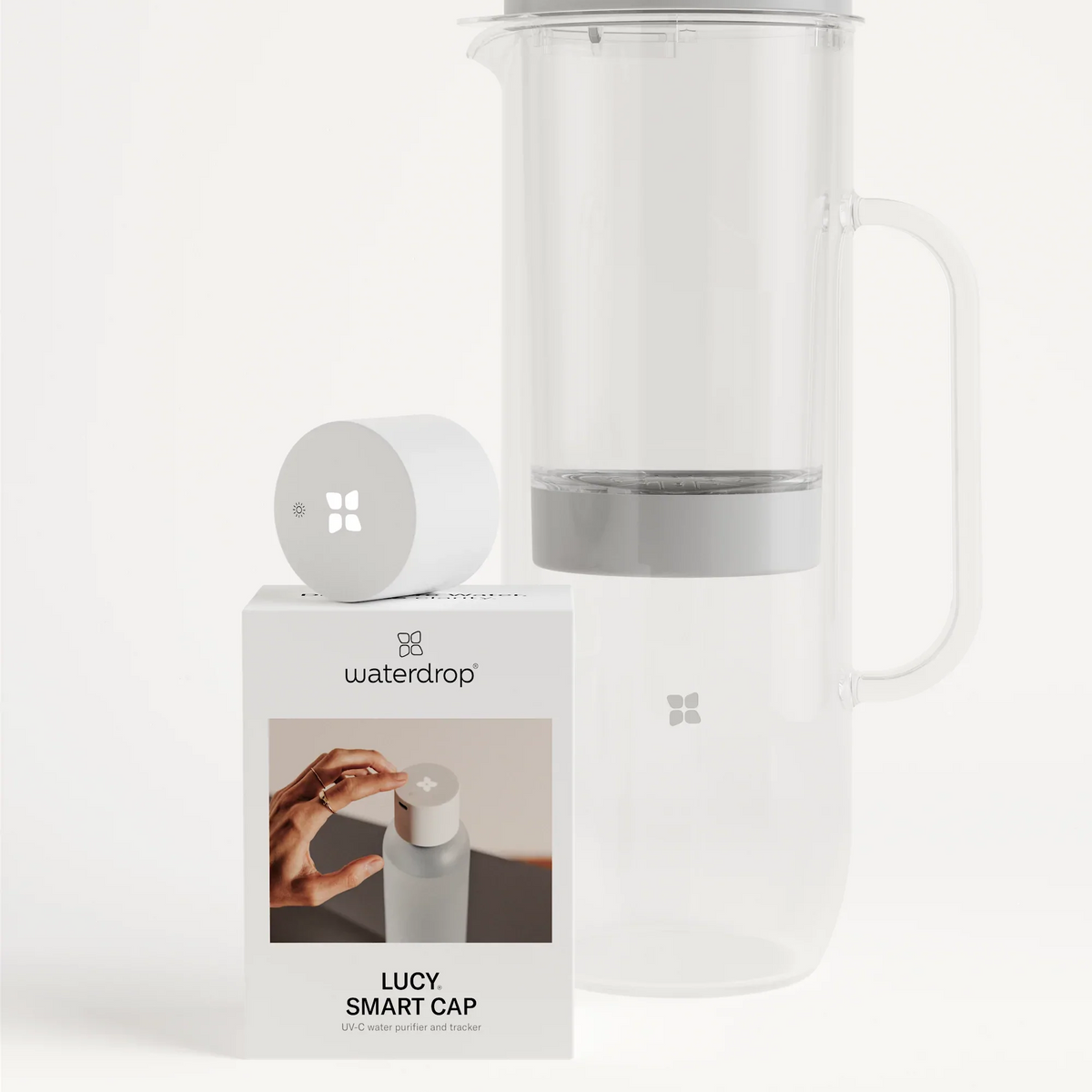 Waterdrop - Jarra con filtro de agua para 10 tazas, incluye 1 filtro